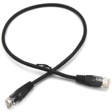  Καλώδιο δικτύου CAT 5e UTP Patch Cord Μαύρο 0.5m 9-0145051